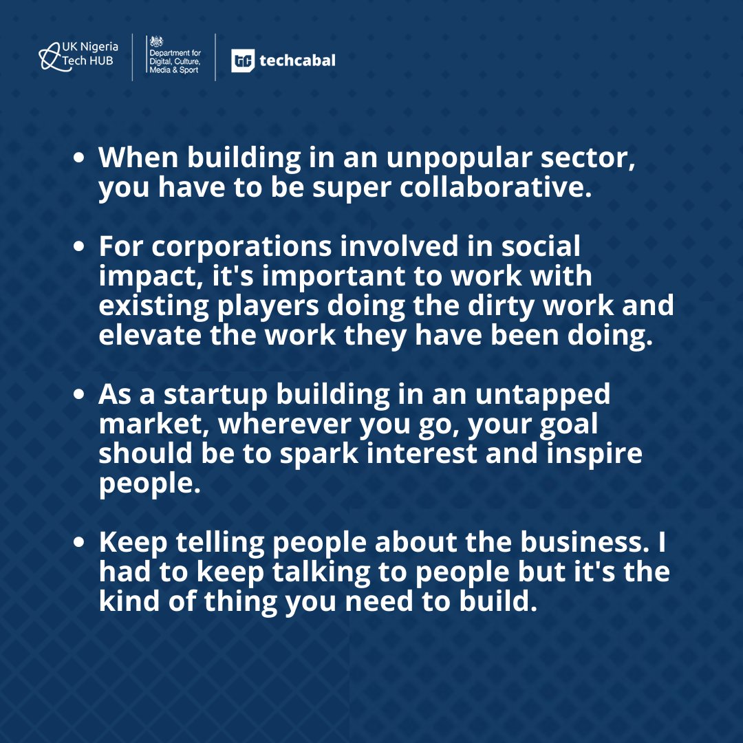 TechCabal's tweet photo. What should you know about building in uncharted territory?🤔
For an episode of #BFGU, we spoke with @JudithOko, the founder of @imisi3D, a creation lab building the African ecosystem for extended reality technologies.
Here are some of the important points she shared with us. https://t.co/f0t72emrAY