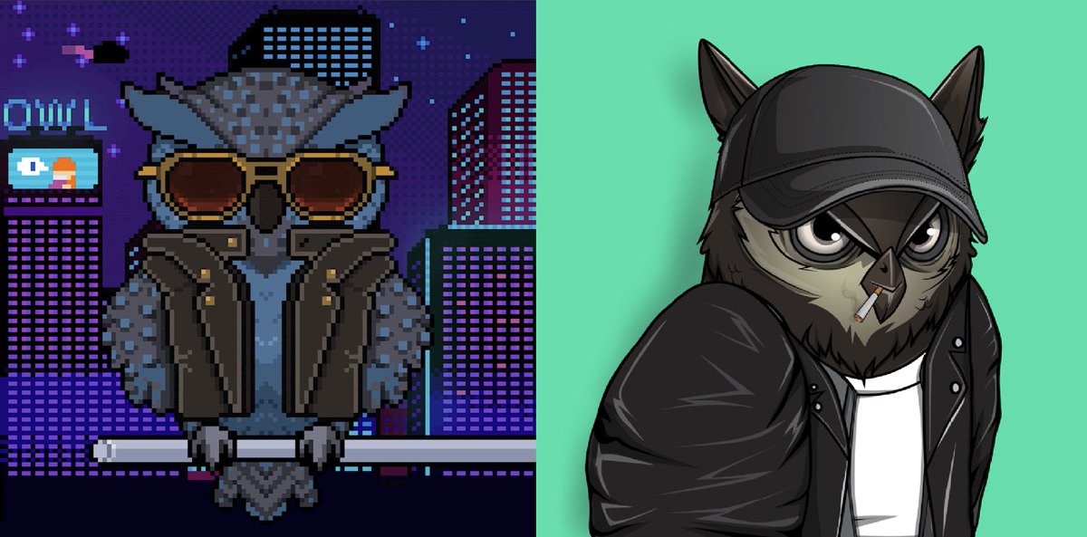 All Night Owls on all chains - unite we stand! Hoot hoot! 🤟🦉
@NightOwlSyn <a href="/NightOwlsNFT/">Night Owls</a>