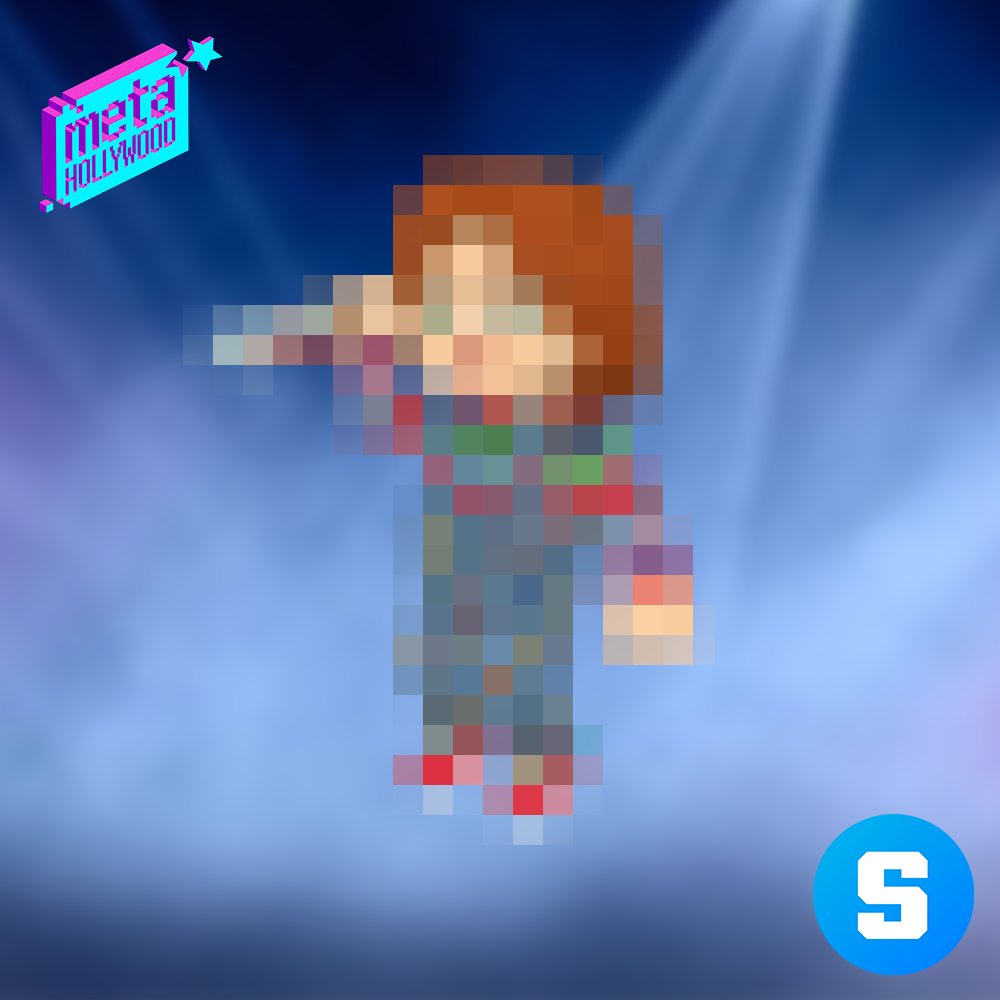meta_hollywood's tweet photo. We will be picking one person who guesses this creepy character right in the comments for an A-List role within the discord server, can you pick it? 

Comment to win

#nft #giveaway #cult #film #thesandboxgame #voxel

@thesandboxgame @animocabrands @PlanetHollywood https://t.co/wKhqxCax38