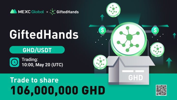 Kinsluv_luv's tweet photo. Giftedhands $GHD is successful list on MEXC Global exchange! @MEXC_Global @giftedhandsGHD 

#BinanceSmartChain #BSCgems #blockchain #Giftedhands #cryptotrading https://t.co/Ujjrgl7Ajq