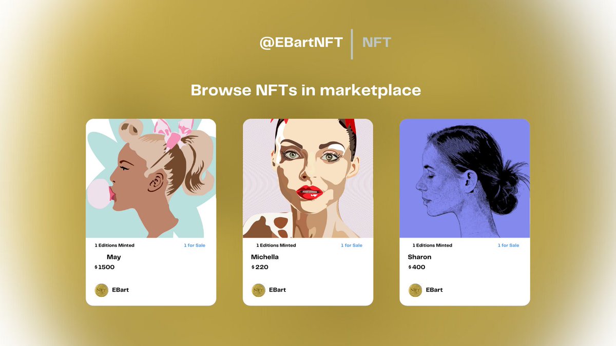 EBartNFT's tweet photo. Hi I want to interest you in cool collection
That i'm proud to take part of him
#PortraitSTORY #NFTcollection #NFTCommunity #nftcollector #NFTMintAlert 
#NFTcollectors #OpenSea #NFTs #NFTGaming #NFTinvestor #NFTProjects https://t.co/PB67L5G3zY