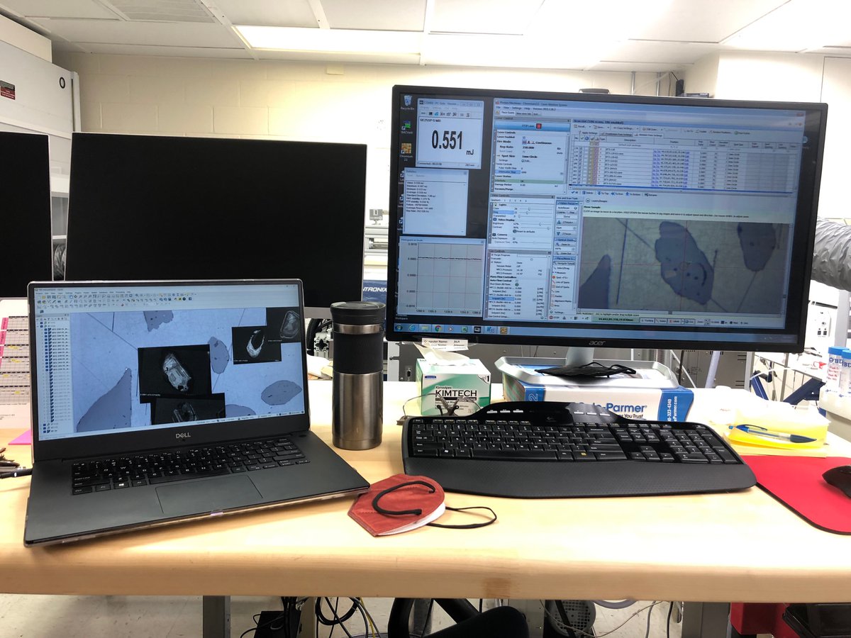 emilyemixon's tweet photo. good day for #zircon zip zaps with the fs laser @uwgeoscience. #geochronology #geoscience #phdlife #geobadgers https://t.co/cfeYJNbZIs