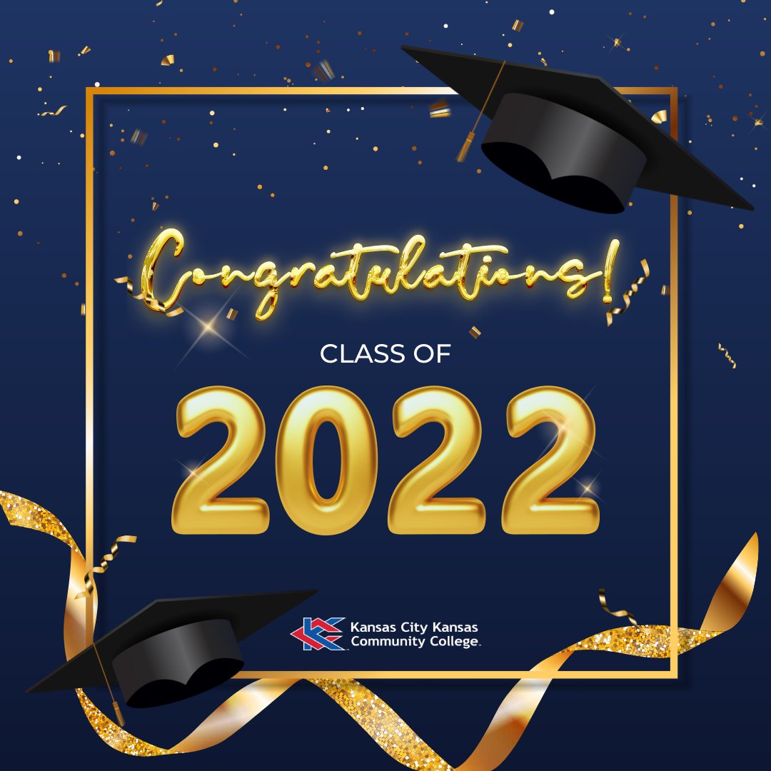 Congratulations Blue Devil graduates, it's Commencement Day! We are so proud of you all! 🥳🎓 #KCKCCProud #Graduation #ClassOf2022

As a reminder, all Student Affairs &amp; Enrollment Management offices will close today at 12PM. We will resume normal business hours tomorrow at 8 AM.