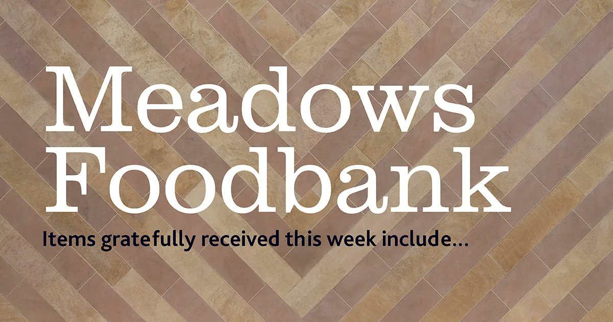 StMarysNotts's tweet photo. Needed this week at Meadows foodbank please - UHT milk; 500g bags sugar; coffee; jam; small bottles cooking oil; tinned meat, tuna, fruit, sweetcorn, tomatoes, potatoes; toiletries; laundry tabs; washing-up liquid; or cash donations. Tues 5.30–7.15, Fri 10-12, Sat 11-1pm NG2 2JD https://t.co/m7eWPYoJ9B