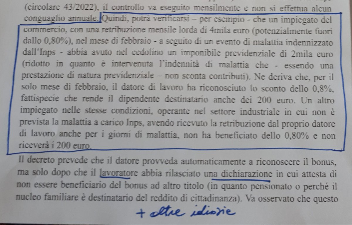 GhiselliFabio1's tweet photo. #bonus200euro dip e lav aut #DL50/22
Ma chi scrive norme così è un #inutileignorante o un #inutileidiota?
Anche questo alla Corte Cost.. Vai.
Oggi @sole24ore https://t.co/MH1j1GseDr