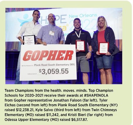 MOSHAPE1_HMM's tweet photo. I spy 👀 some @MOSHAPE1 #ROCstars 🤩💫 in the newest issue of @SHAPE_America Momentum #IntheZone‼️
✅out @FPE_PE @neil_theriault @kristibieri @Salvo_TCE as we are so proud 👏of our #healthmovesminds CHAMPIONS💪
👇👇👇
https://t.co/6WNtjhBot9 https://t.co/ti6f5ZlQh2