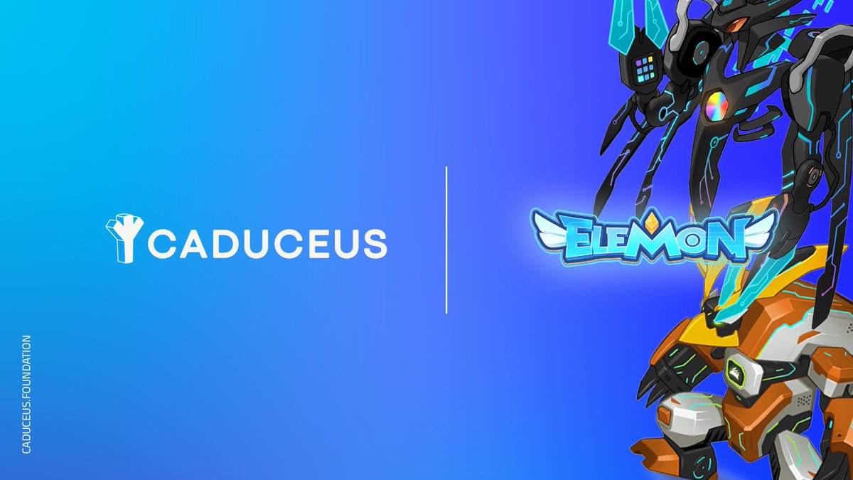 Caduceus is proud to welcome <a href="/ElemonGame/">ELEMON</a> into the ecosystem 🤝

#ElemonGame is the best IDLE RPG game on #blockchain 🎮

The #Caduceus XR terminal enables a fully immersive #Metaverse experience, bringing the ecosystem and #GameFi to life.

#Web3 #Gaming  #Defi