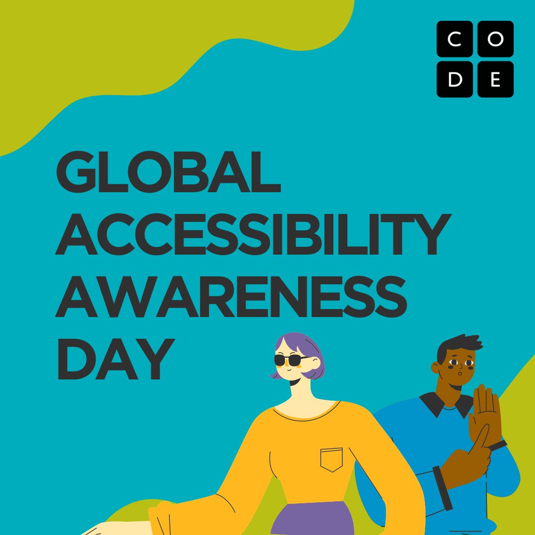 We are proud to celebrate Global Accessibility Awareness Day! @codeorg ...