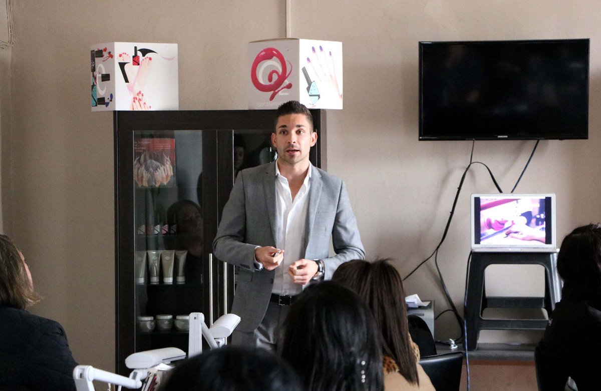 salon_bridge's tweet photo. How cool is this #ThrowbackThursday?! SalonBridge was invited to talk at the @biosculpturesa event back in 2017 about the importance and benefits of using an online system to manage your salon or spa 🍾🚀

#salonbridge #ThrowbackThursday #nailtech #nailtechnician #bookingsoftware https://t.co/bp8YH8yCM4