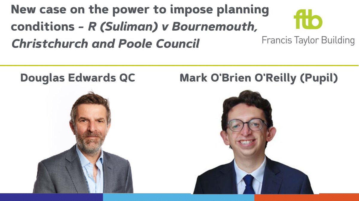 FTB_law's tweet photo. High Court has this morning handed down judgment dismissing JR claim.
@FTB_law's Douglas Edwards QC & @markobrien747 for the Interested Party, Aster Group Limited instructed by @FootAnstey
https://t.co/vNPo2lusXl
#Highcourt #planningconditions #judicialreview #barristers https://t.co/xadUgdKVBt