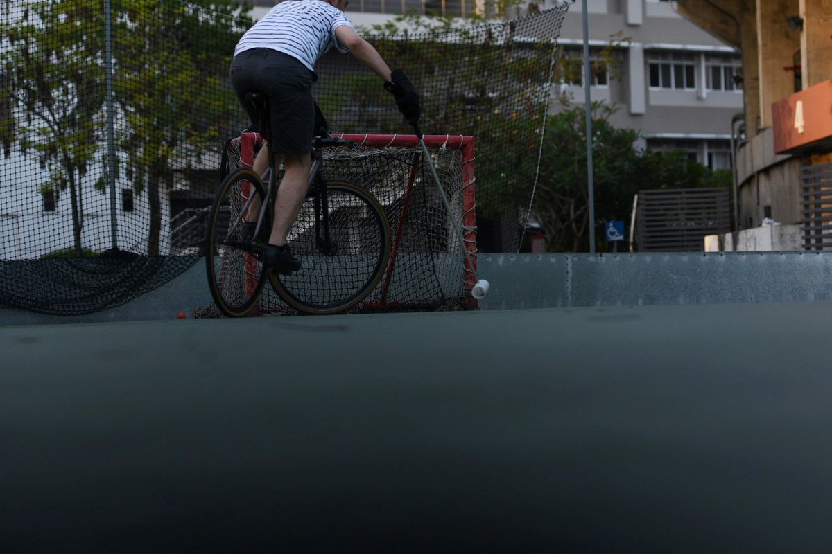 ipple181's tweet photo. #tccbikepolo #bikepolo #321polo #bicipolo #velopolo #hardcourbikepolo #singlespeed #singlepolo #cycling #bike #taichung #taiwan #sporty #硬地鐵馬球 #單車 #鐵馬 https://t.co/31cZNW6FDL