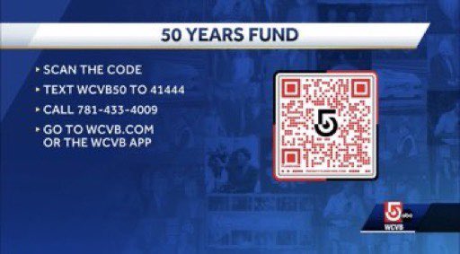 HAPPENING NOW: WCVB’s 50 Years Fund telethon. Help us reach out goal of $500K to help children get the resources they need to succeed. #WCVB #50YearsFund