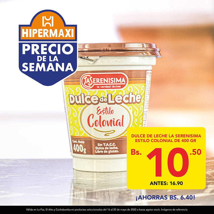 Dulce de Leche La Serenisima Estilo Colonial