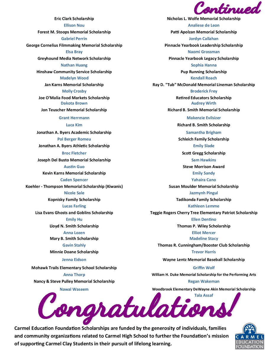 Congratulations to all of our scholarship recipients in the CHS Class of 2022! Pictures from last night's award ceremony are here: joegilbert.smugmug.com/Assignments/Ca…