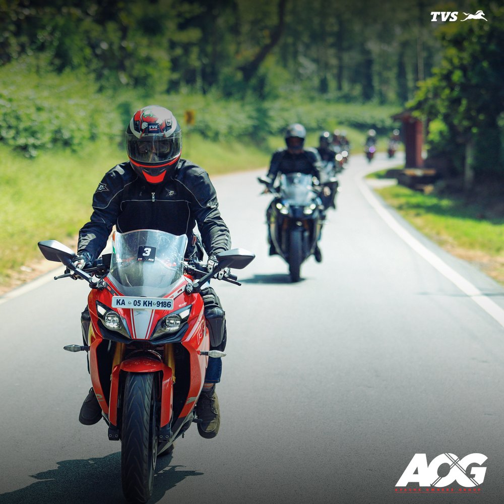 TVSApacheSeries's tweet image. Witness the passion, power, performance and fun-filled AOG ride to Coorg 2019!
#ThrowbackAOGRide #AOG #ApacheOwnersGroup #TVSRacing #ApacheSeries #AOGRide #RideToCoorg2019