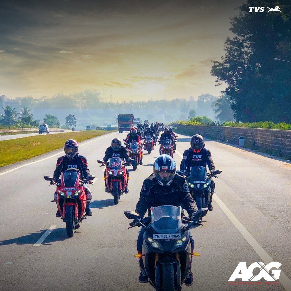 TVSApacheSeries's tweet image. Witness the passion, power, performance and fun-filled AOG ride to Coorg 2019!
#ThrowbackAOGRide #AOG #ApacheOwnersGroup #TVSRacing #ApacheSeries #AOGRide #RideToCoorg2019
