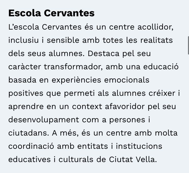 CervantesEscola's tweet photo. @CervantesEscola guardonada amb el premi Baldiri Escola Arts i Llengua! Treballem de forma conjunta des de les arts, la cultura i la llengua catalana per continuar construint una escola oberta, inclusiva i innovadora. Moltes gràcies @FundacioCarulla! @consorciedubcn https://t.co/ZzmZEAoGo4