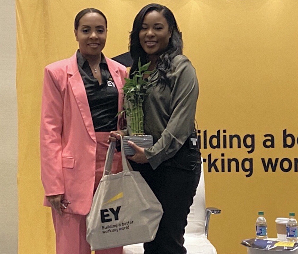 TrustDisruption's tweet photo. Odetta Morton, Deltec Bank &amp; Trust Limited CEO at the EY Partners meeting yesterday discussing the current financial services landscape in The Bahamas including how the country's regulatory position &amp; introduction of the DARE act will impact its future. https://t.co/vnLNT9wava