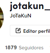 Estoy a 21 de los 1900!! AAAAA

Si aun no me sigues -> tiktok.com/@jotakun_