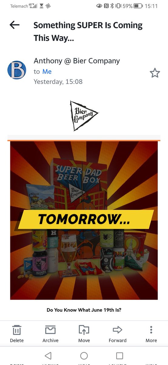 ruledbydog's tweet photo. @BierCompany And still no response to my enquiry, but still receiving your unsolicited spam. Do you really think I will be buying from you again? https://t.co/DqQhwQbrCr