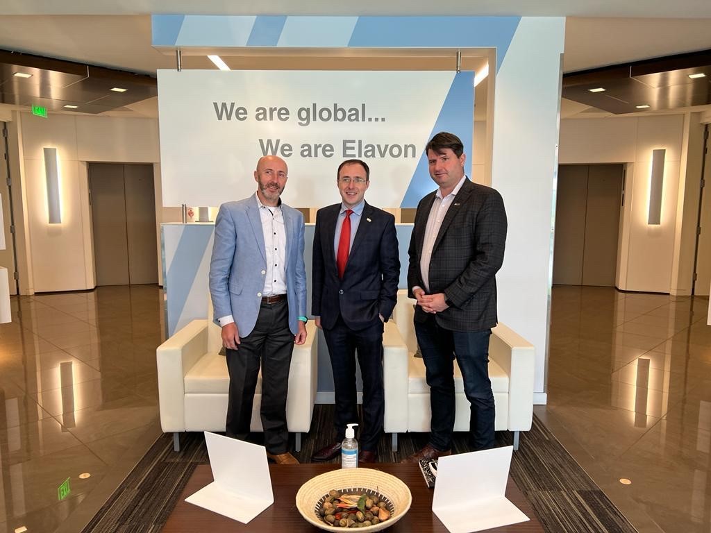 On the last day of the trade mission to the US South East, Minister <a href="/RobertTroyTD/">Robert Troy TD</a> met with <a href="/elavon/">Elavon</a> CEO Jamie Walker &amp; CFO Brain Mahony at their HQ #WhyIreland #InvestInIreland