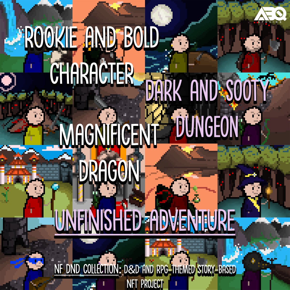 ⚔️Our story-telling D&amp;D+NFT project is in 
<a href="/opensea/">OpenSea</a> now.
🧙‍♂️Stay tuned for our new shitty characters.
🛡️All the relevant links are in the bio (Giveaway, Opensea, Discord, etc.)

#giveaway #nftgiveaway #nft #nfdnd #ethereumnft #opensea #binancenft #dnddirect #dnd #rpg #geek