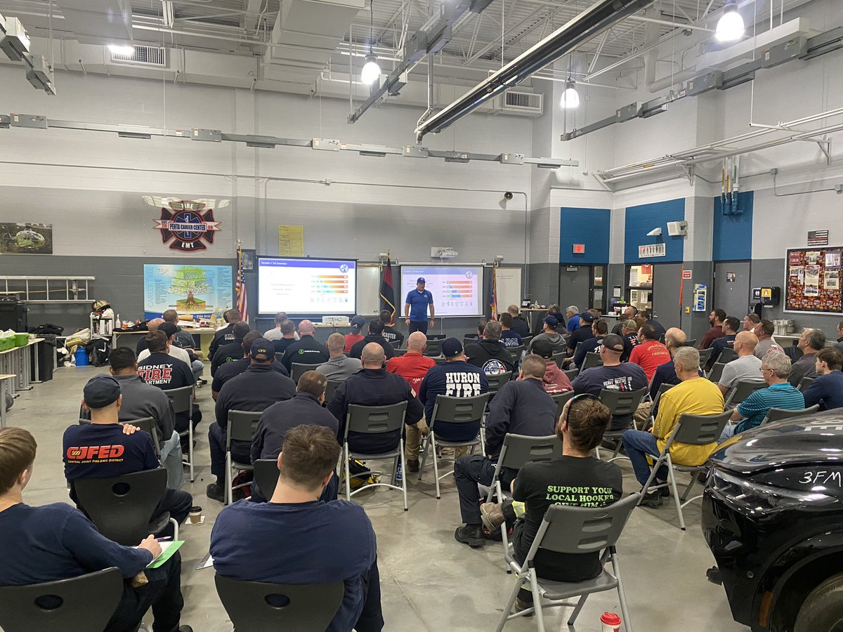 Happening our high school program is partnered with <a href="/BGFIRESCHOOL/">BGSU Fire School</a> and about 60 firefighters from multiple states learning about electric vehicles from industry experts. What at great opportunity <a href="/pentacareerctr/">Penta Career Center</a>