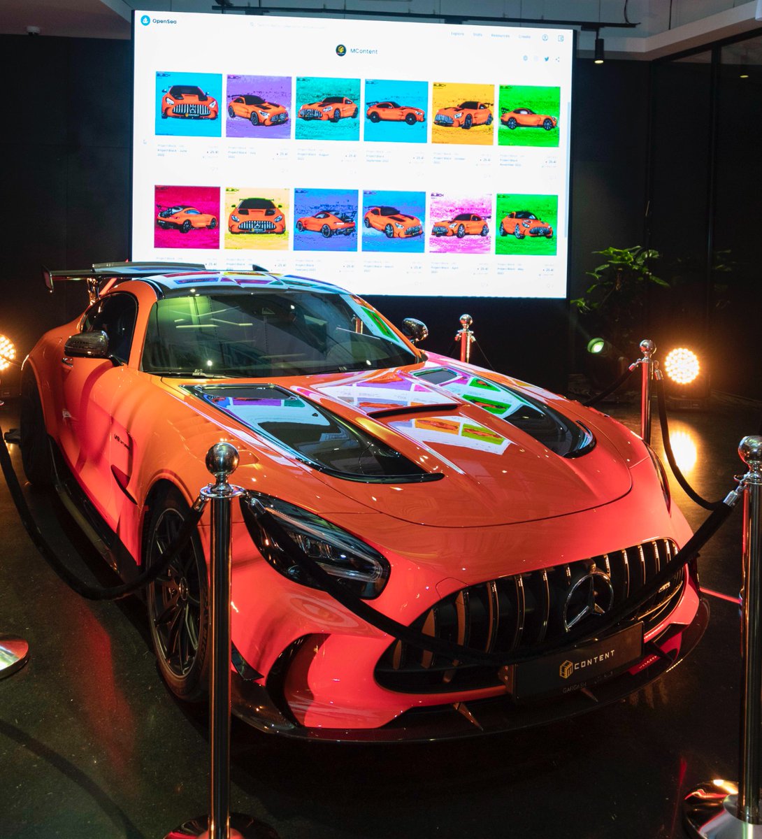 KayongX's tweet photo. @cz_binance First Car Ownership NFT - #ProjectBlackNFT by #MContent also in Dubai https://t.co/DbjirjPL2J