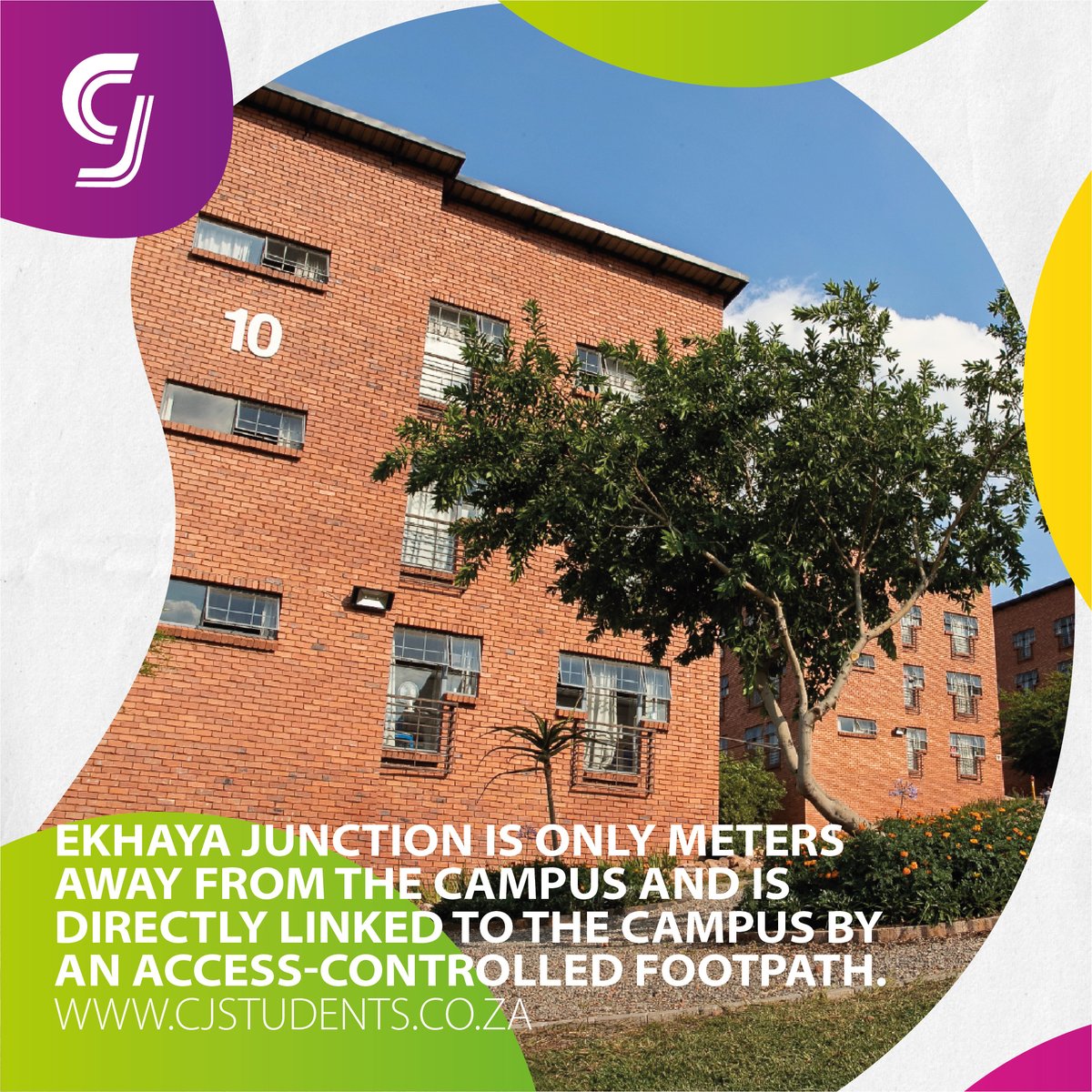 CJ_Students's tweet photo. Are you still looking for suitable accommodation next to the Tshwane University of Technology's main campus? Apply here - https://t.co/ZSue1NHRT4 #EkhayaJunction #studentaccommodation https://t.co/2od8BXuDiI