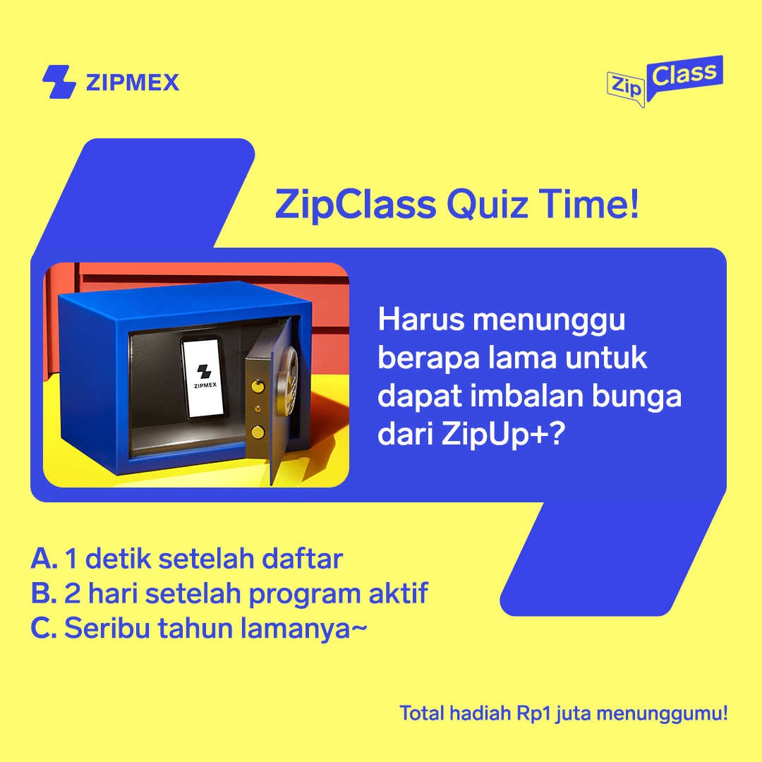 zipmexindonesia's tweet photo. 💥 #ZipClassQuiz Alert - Menangin Airdrop Bitcoin dengan Total 1jt untuk 5 pemenang 💥

Masih banyak yang sering nanya gimana cara daftar ZipUp+ atau kapan dapat bunganya? Cek thread berikut ini untuk tahu gimana cara ikutan, sambil kamu bisa dapetin hadiahnya. https://t.co/FZF5JGe6kC