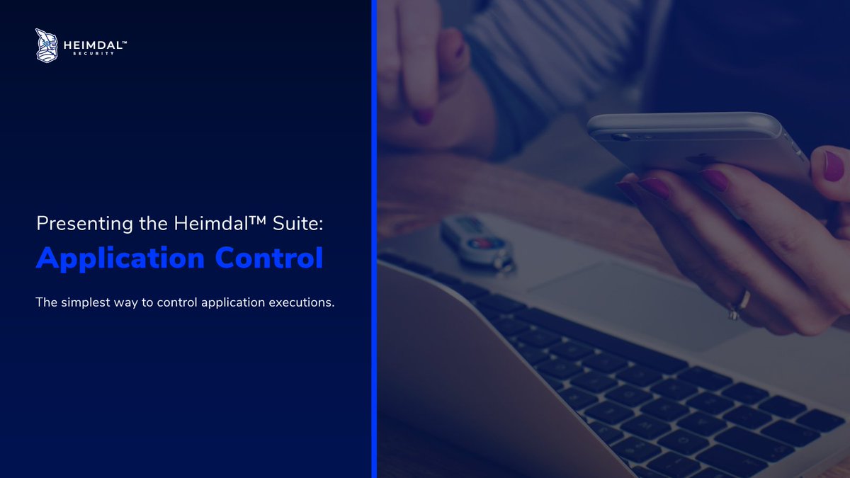 HeimdalSecurity's tweet image. Heimdal&apos;s product suite is carefully designed to help you prevent today&apos;s - and tomorrow&apos;s - #cyberthreats, allowing you to focus on what&apos;s important for your #business. Today we&apos;ll tell you more about our #ApplicationControl software. 

buff.ly/2Zcc365