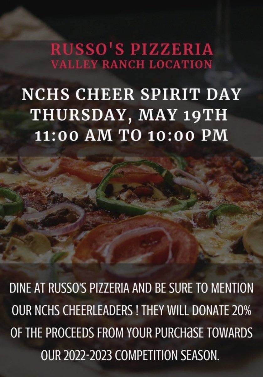 Spirit night tonight!!