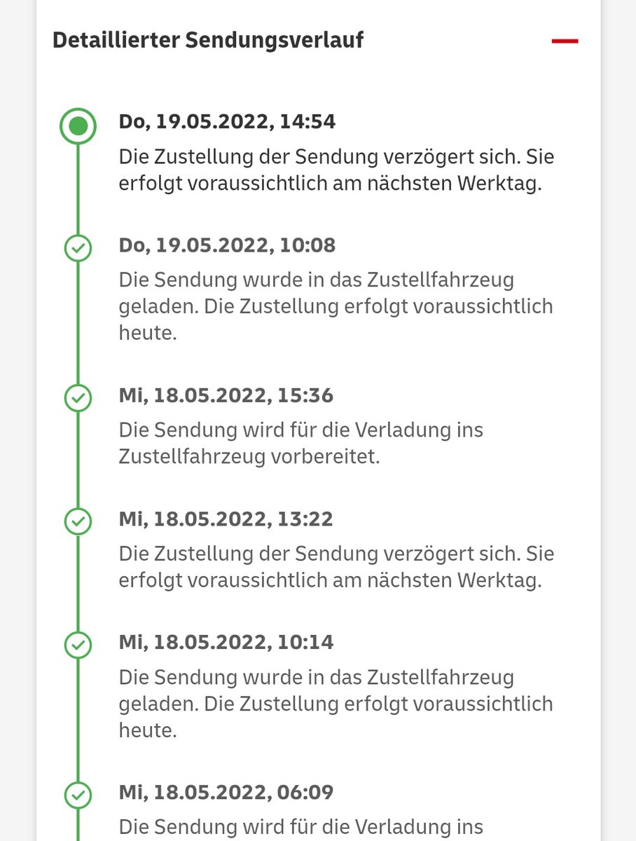 _BabySteps_'s tweet image. Ähm, @DHLPaket .. Morgen dann 'aller guten Dinge sind 3'? 🧐