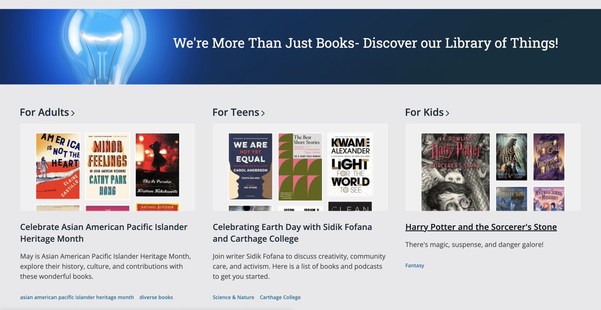 bibliocommons's tweet photo. We love your new website, @mykpl! Fabulous video on the top banner ๐ Congratulations, on launching #BiblioCore and #BiblioWeb! https://t.co/md1N8HCnvN https://t.co/g7hg33K86r