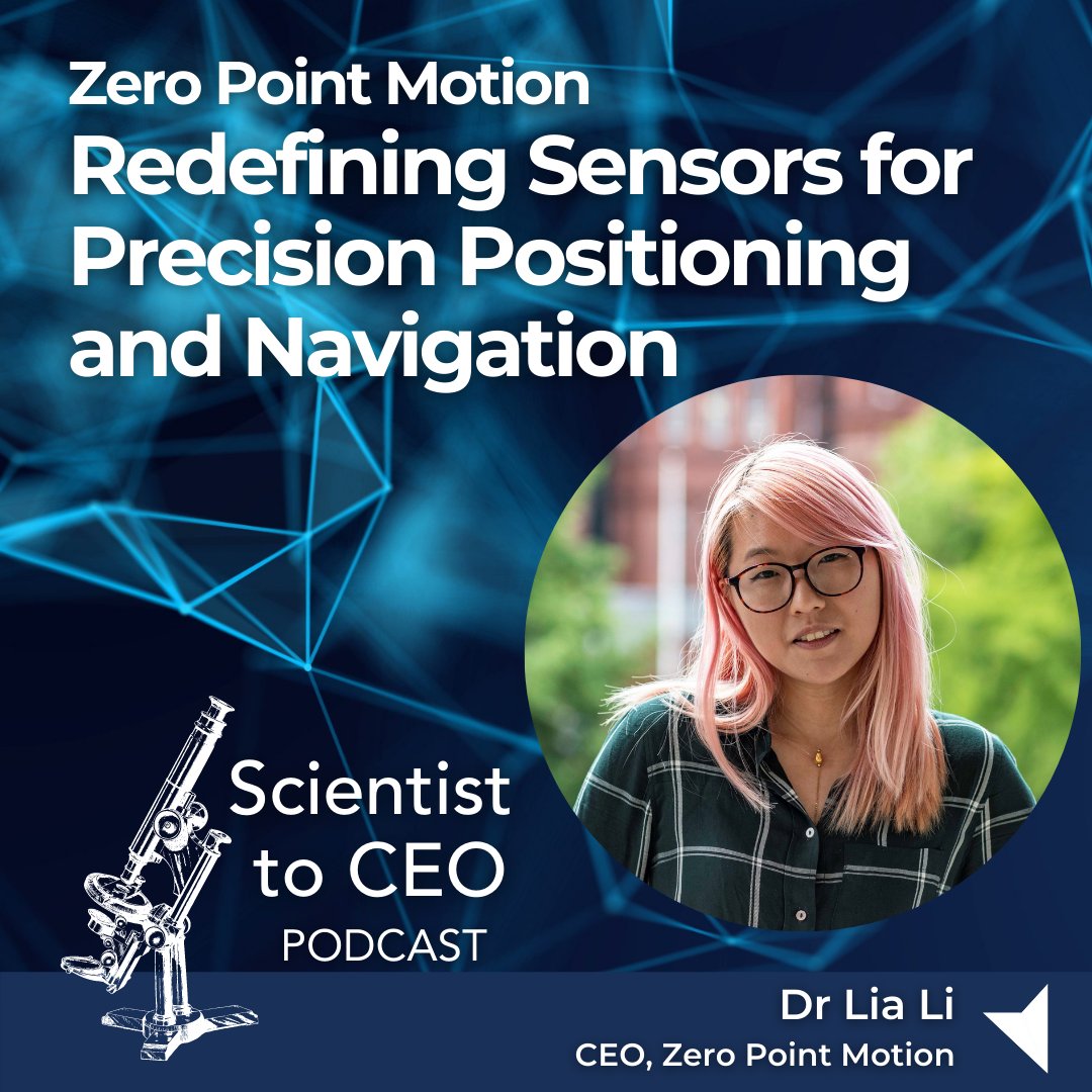 Scientist to CEO Podcast (@scientist2ceo) on Twitter photo 📢New Episode now live! Hear all about how <a href="/zpmtechnology/">Zero Point Motion Ltd</a> are redefining sensors for precision positioning and CEO <a href="/OptoLia/">Dr. Lia Li</a>'s journey to launch the business
Listen now spin-up.science/spin-up-podcast
#quantum #science #entrepreneurship #innovation 📢New Episode now live! Hear all about how <a href="/zpmtechnology/">Zero Point Motion Ltd</a> are redefining sensors for precision positioning and CEO <a href="/OptoLia/">Dr. Lia Li</a>'s journey to launch the business
Listen now spin-up.science/spin-up-podcast
#quantum #science #entrepreneurship #innovation