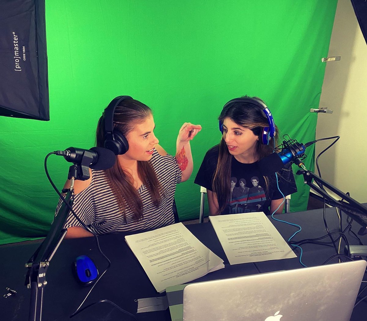 DCCtheseries's tweet photo. Behind the scenes look at the making of our debut episode of #DisneyChannelChat🎙️ https://t.co/Rue1fU1K0F