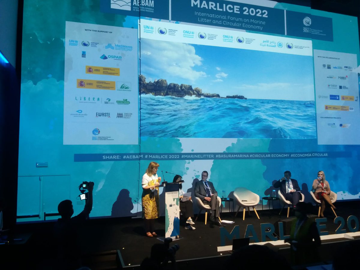 FreeLitterAT's tweet photo. This week, the II International Forum on Marine Litter and Circular Economy is held in Seville with the participation of our partners 🌊
👏Congrats @gemar_ieo for presenting your #FishingforLitter project on the fight for a waste-free Ocean !
#CleanAtlantic #MARLICE2022 https://t.co/fh9dGB0w50