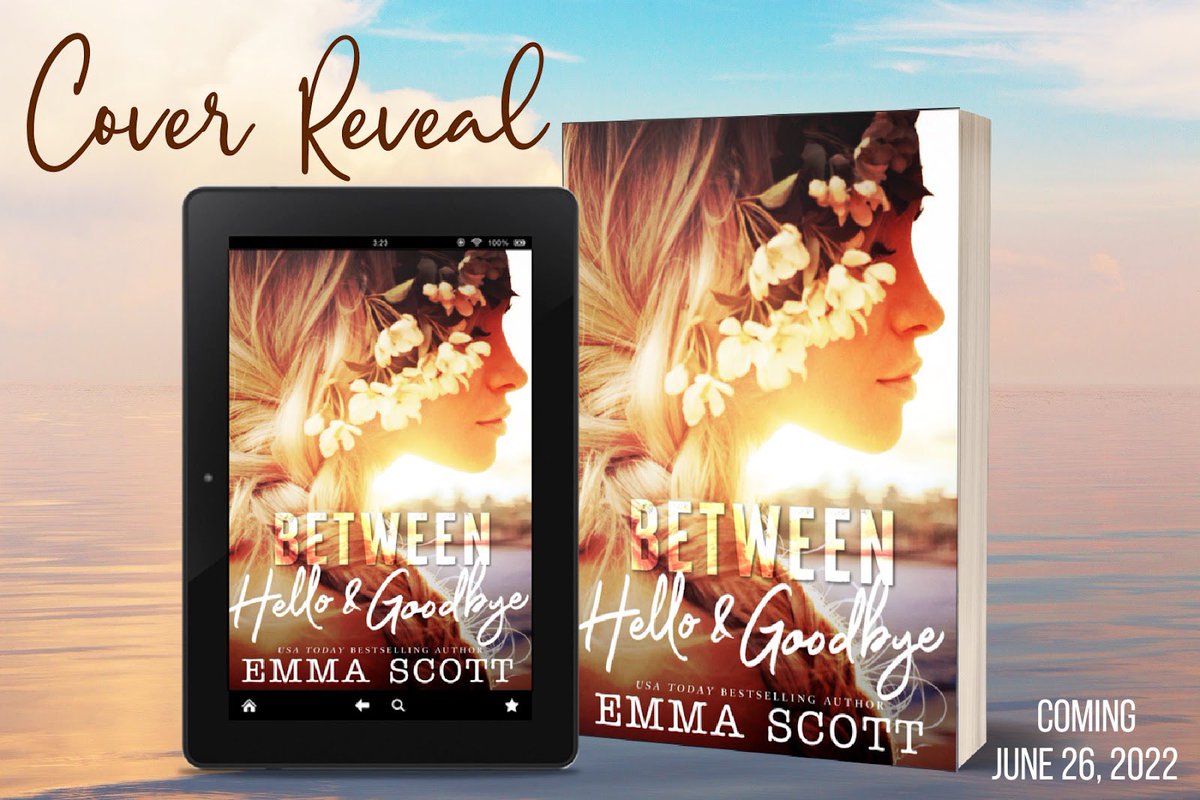 Author @EmmaS_writes has revealed the gorgeous cover for Between Hello and Goodbye, coming June 26, 2022
Pre-order Amazon:
mybook.to/BHandG

Goodreads: bit.ly/3Fobd6P

<a href="/valentine_pr_/">Valentine PR & Literary Management</a> #AlphaHero #Angsty #BadChildhood #BeachRomance #FirstResponder #GrumpyAndSunshine