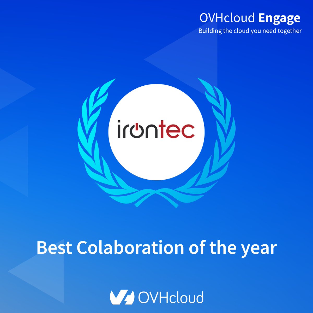 OVHcloud_ES's tweet photo. 🥇 Durante el #OVHcloudEngage, tuvimos el placer de premiar a dos de los partners de éxito de nuestro ecosistema español.
🎉 ¡Enhorabuena @irontec y @InnotecSecurity!