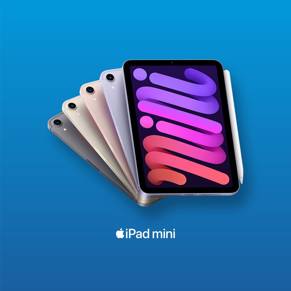 iStoreAPR's tweet photo. iPad mini. A mighty upgrade.

From £13 per month with Easy Upgrade: 
https://t.co/4ugevS3hMJ 

Subject to status, 18+. T&amp;Cs apply. See website for details.

#AppleUK #iPadmini #ApplePremiumReseller https://t.co/cQCQoDRJIe