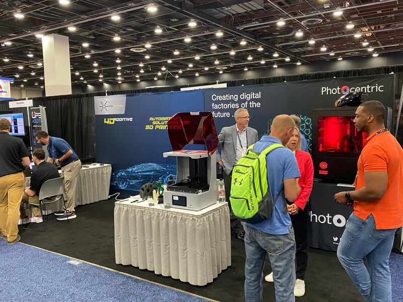 CoreTechnologie's tweet photo. It's day 2 at @RAPID_Event 🌟 The @CoreTechnologie &amp; @Photocentric_ teams have been busy at work with demonstrating the impressive capabilities provided by the #4D_Additive &amp; Photocentric Additive Software suites, as well as the innovative LC Magna &amp; LC Magna OPUS 3D printers. https://t.co/Vzv3D2hFXe