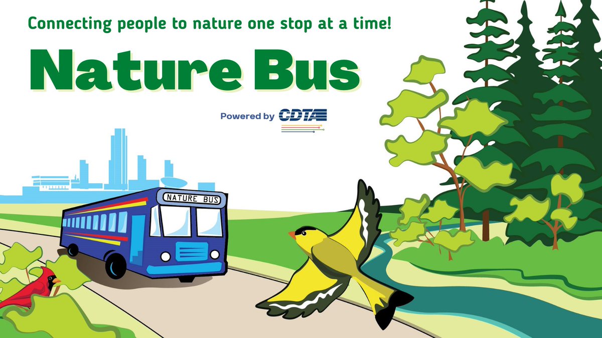 NEWS: The Nature Bus is Back! 🚍🦋Running every Saturday, May 28 - Sept. 24, the FREE <a href="/CDTA/">CDTA</a> Nature Bus connects City of Albany residents with roundtrip rides to select parks and nature centers in the area-- including Thacher Park!🌳bit.ly/3lo02Sz