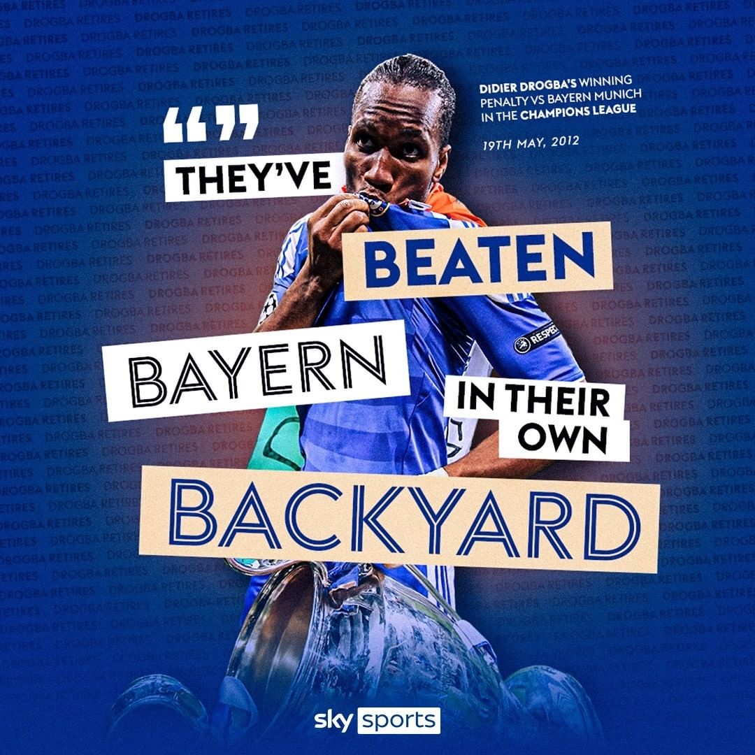 SkySportsPL's tweet photo. 🔟 years ago today Chelsea took Bayern all the way to penalties at the Allianz Arena, and won their first ever Champions League trophy! 🏆💙 https://t.co/NTuApdUUKh