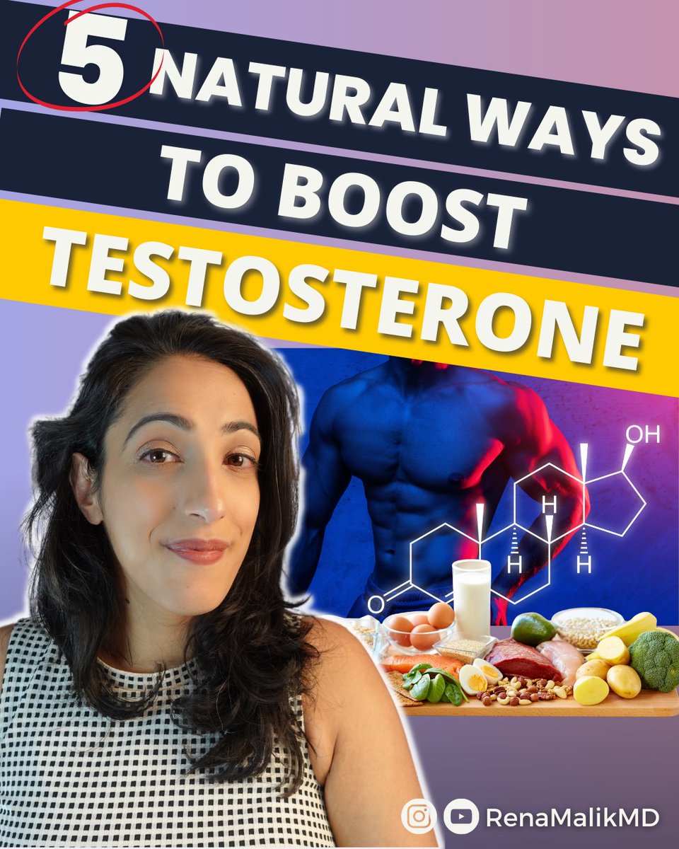 RenaMalikMD's tweet photo. What are 5 ways to boost testosterone naturally?
Click this link to find out: https://t.co/Elp5XqDebx
#testosterone #testosteronebooster #naturaltestosteronebooster #lowtestosterone #urology #renamalikmd https://t.co/ecY5CsNPi2