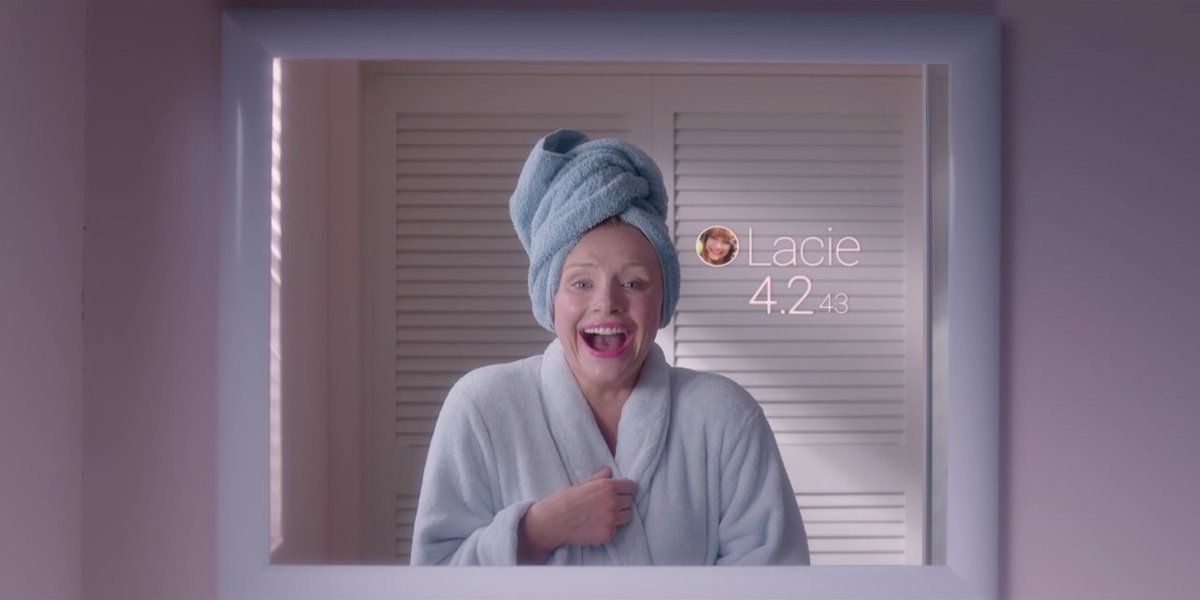 levmauc's tweet photo. BLACK MIRROR regresa a Netflix. En 2023 tendremos nuevos capítulos de la antología de Charlie Brooker que aseguran que mejorará a sus predecesoras, dándole un aspecto más cinematográfico con historias más crudas. https://t.co/iAp4ciVoM4