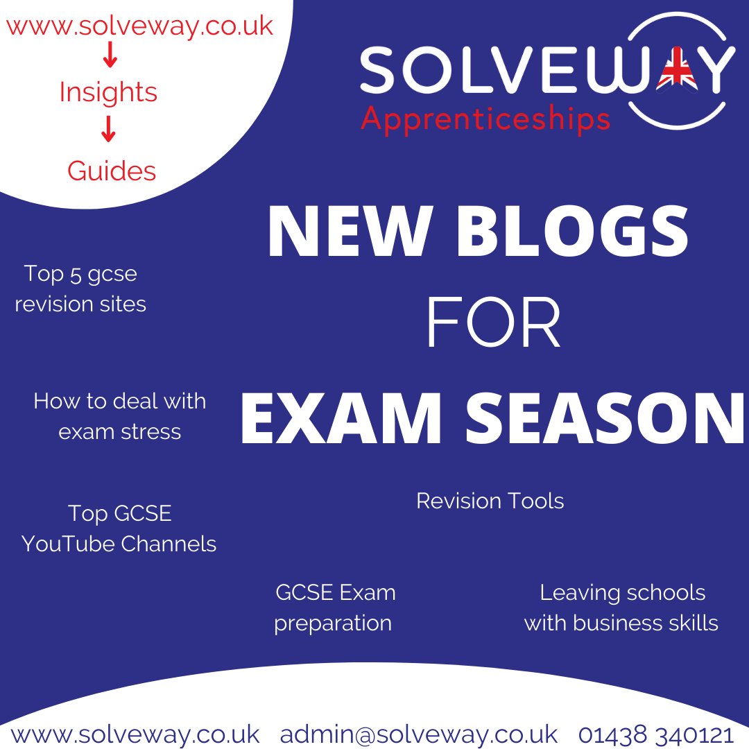solveway's tweet photo. Check out our latest blogs!
Everything you need to know to prepare for your GCSEs! π¨βππ
#GCSEexams #Solveway #exams #studentlife #student #examtime #examination https://t.co/jzMbcEevUb