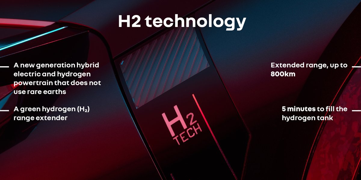 renaultgroup's tweet image. 💦 Renault is working to develop green hydrogen technology in passenger cars by relying on @HYVIA_Official&apos;s hydrogen station networks that will be built. #H2Tech