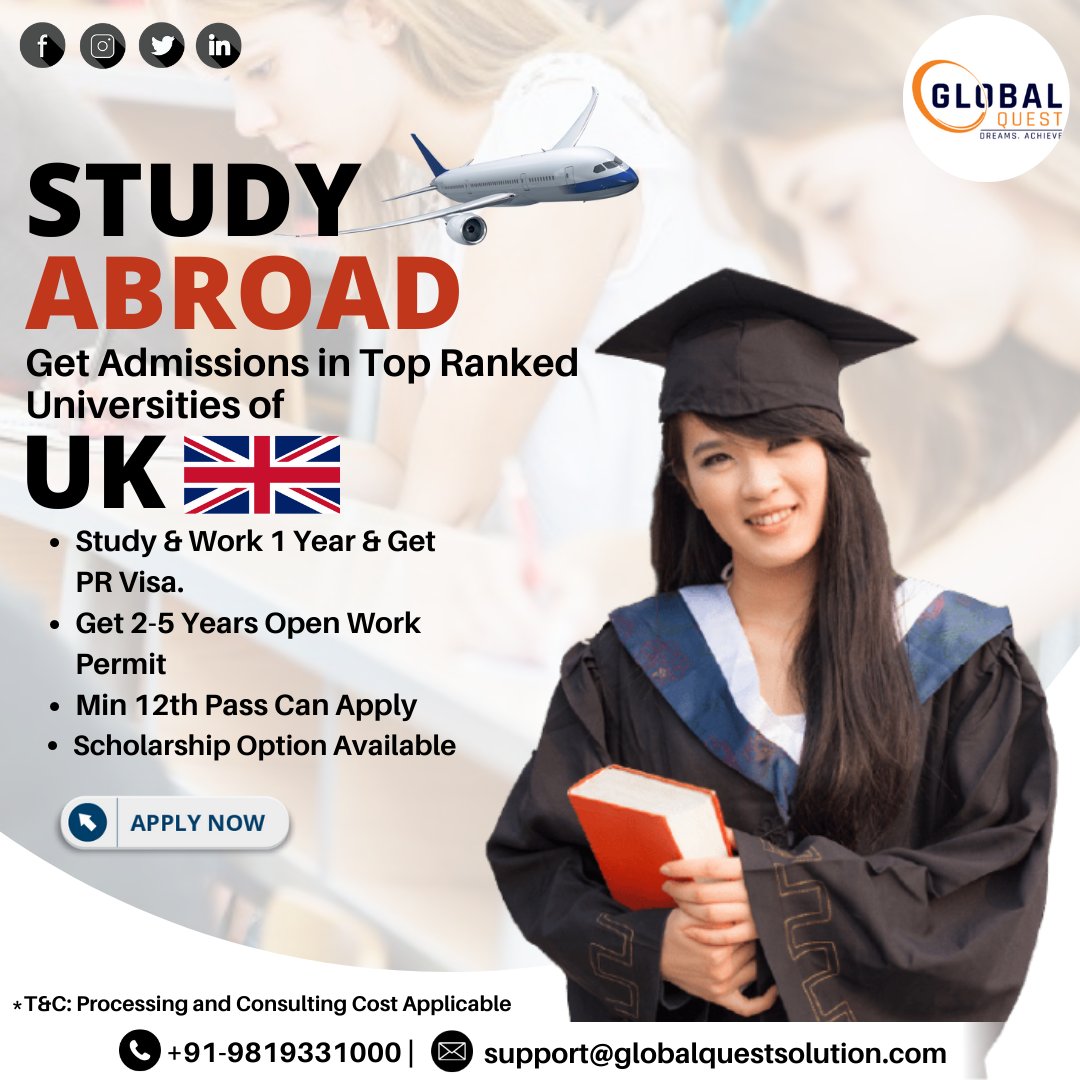 ImigrationQuest's tweet photo. Now Work &amp; Study in the #UK
Please fill up the form: https://t.co/CUqkVgeVRj

#ukstudy #ukvisa #ielts #masterdegreeuk #bachelordegreeuk #phduk #studyinuk #StudyinUK2021 #studyabroad #teachersofinstagram #youth #studentlife #evolution #career #internationalstudents https://t.co/s1u162hwji