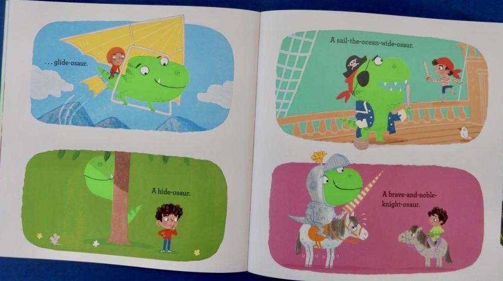 JillBennett18's tweet photo. With a rhyming text full of wordplay #barrytimms and funny action-packed scenes @ged_adamson #Thisisnotadinosaur @nosycrow is #RedReadingHub’s #picturebook of the day reviewed on the blog 🦕🦕🦕🦕🦕https://t.co/6zBdhl8Mb4 https://t.co/s1ygrH4wbC