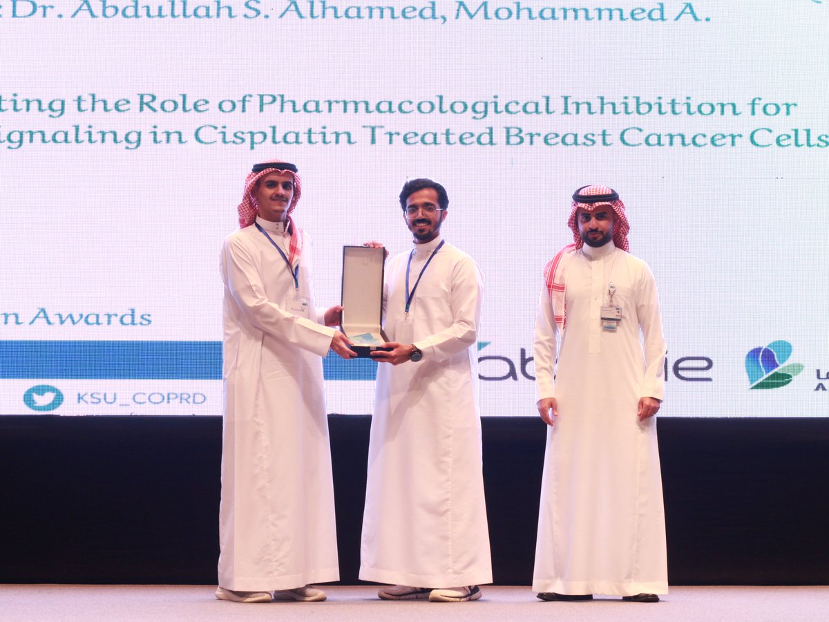 KSU_COPRD's tweet photo. Best Poster Presentation Awards 🏆

#COPRD_11 https://t.co/iBS6rtvGvX